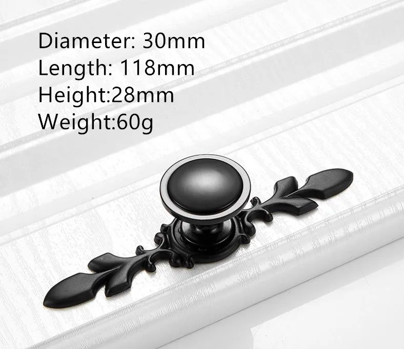 30mm x 118mm LCH Современная матовая черная Мебельная ручка, ручка для шкафа, европейский стиль, садовый шкаф, фурнитура для шкафа, дверная ручка, пианино, черный - Цвет: 30mm x 118mm