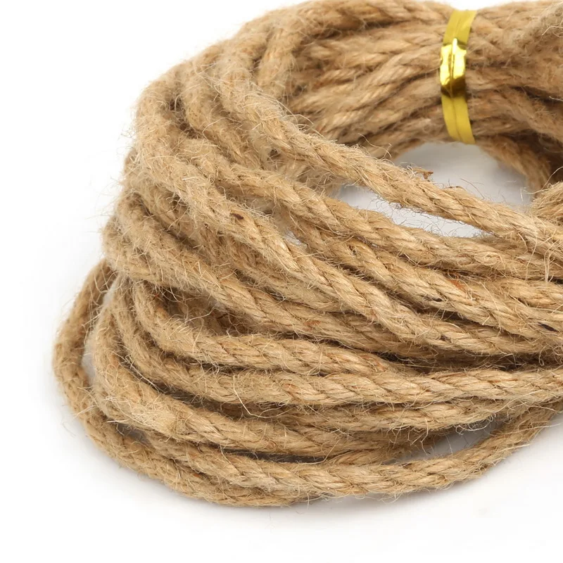 Джутовый шнур из Натуральной Конопли 5 метров 2/4/6 мм|rope splice|string roperope string |