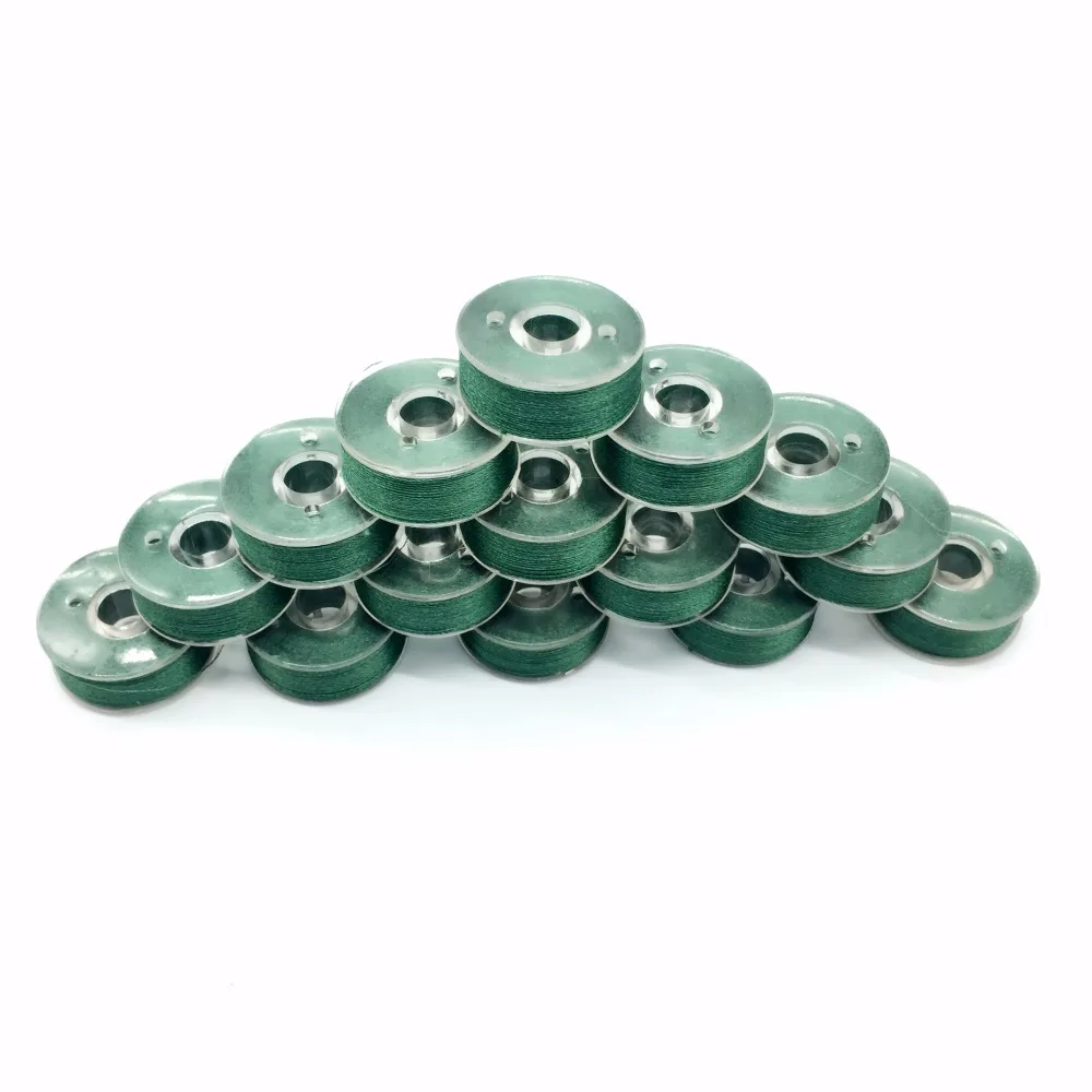 Высококачественная предварительно намотанная бобина полиэфирная зеленая