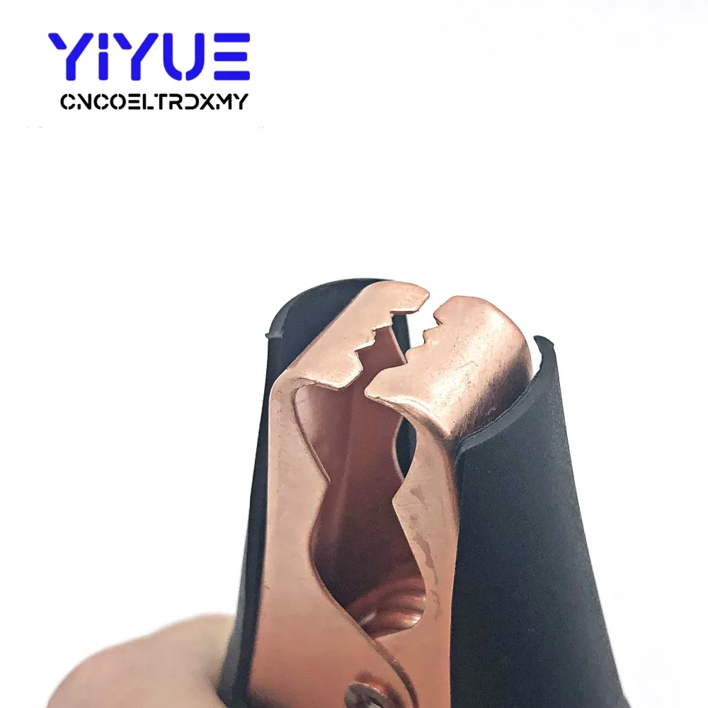 2 шт. зажим автомобиля с формой крокодила пластиковые ручки батареи зажимы кабель