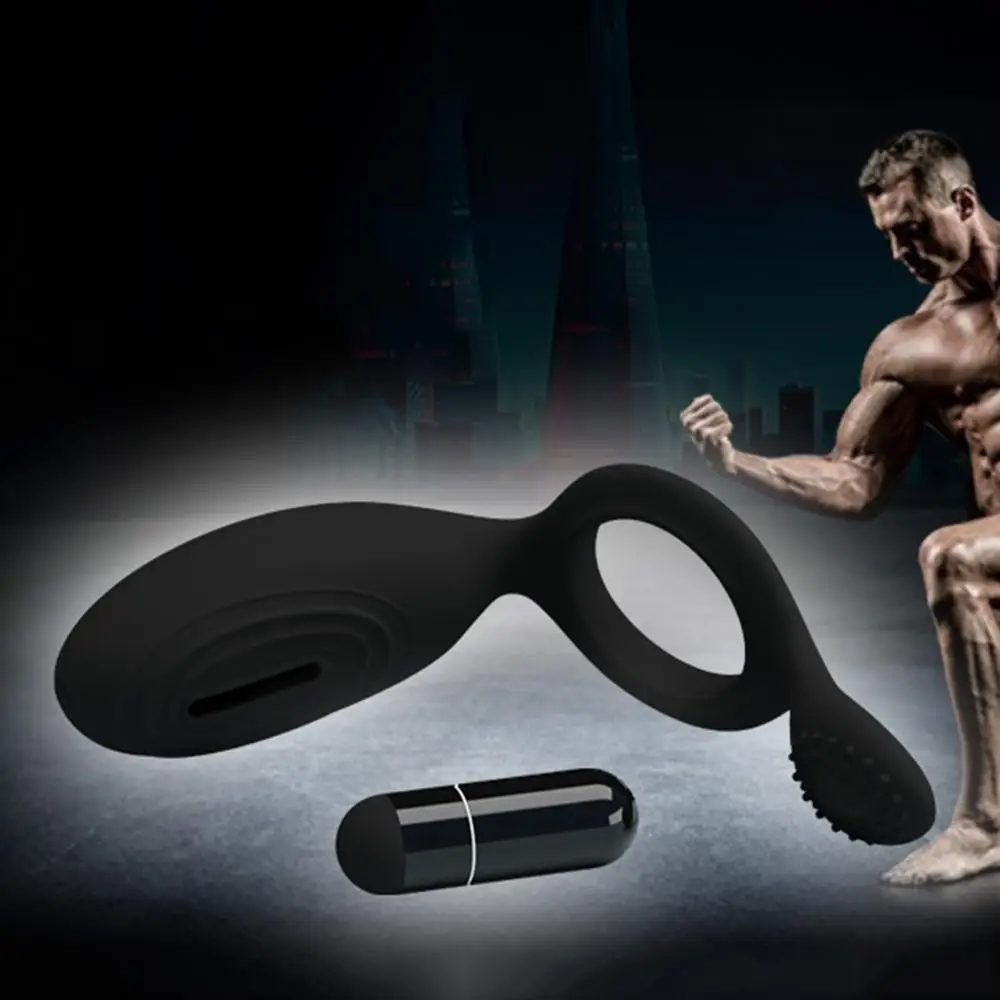 Вибрирующее кольцо на пенис для мужчин вибраторы клитора и точки G мощные
