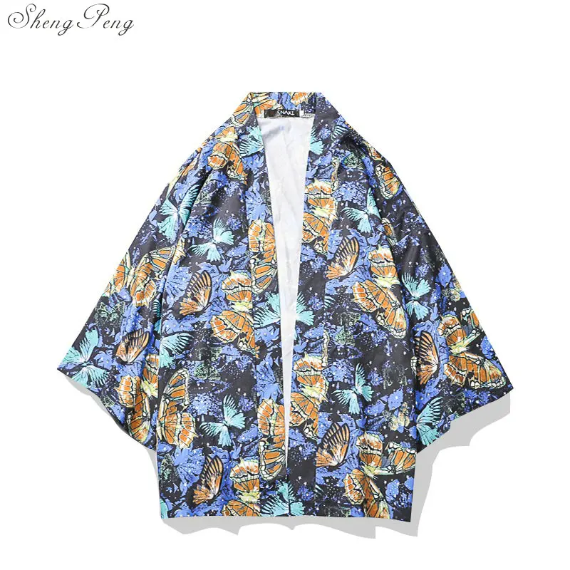 Японские кимоно для мужчин кардиган рубашка блузка юката haori Оби одежда самураев