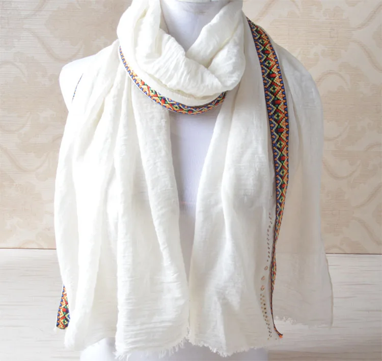 Fashion muslim hijab with rhinestones cotton paillette soft underscarf plain scarf diamond wrap niqab |