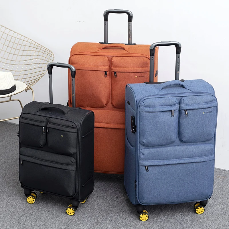

Universal wheel luggage,28 inch Oxford cloth trunk,Canvas 20 inch boarding box, 24 inch Trolley case,Portable suitcase