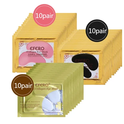 Style 4 EFERO 15-60 шт коллагеновая Золотая маска для глаз маска для лица патчи для глаз для ухода за глазами устройство для удаления темных кругов антивозрастной увлажняющий крем - Цвет: Style 4