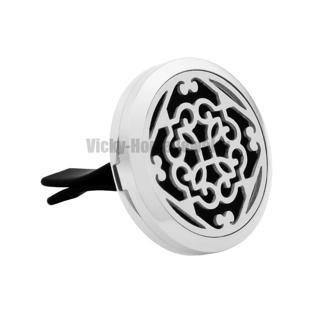 Цветы сталь и розовое золото 316L нержавеющая эфирное масло автомобильный аромат