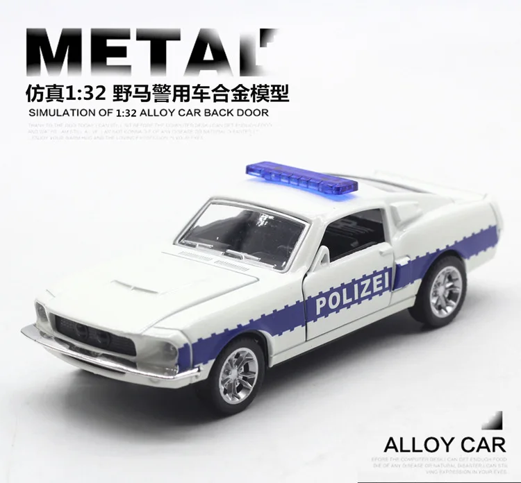 Модель автомобиля из литого сплава детская Автомобильная игрушка mkd3 Ford Mustang GT Cop