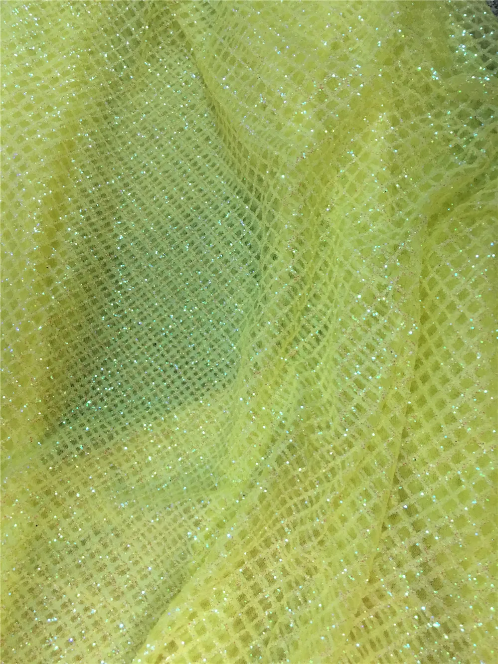 2017 African Glitter Sequins Mesh Fabric Shining Transparent Party Dress Clothes Cloth India Sari Sewing party dress JRB-20201 | Дом и сад