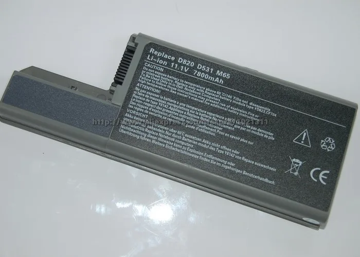 Аккумулятор 6600 мАч для Dell Latitude D531 D531N D820 D830 Precision M4300 M65 GX047 MM165 XD735 XD736 XD739 YD623 YD624