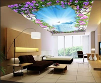 3d room wallpaper custom mural contracted contemporary floral ceiling mural home decor living room wallpaper for walls 3 d