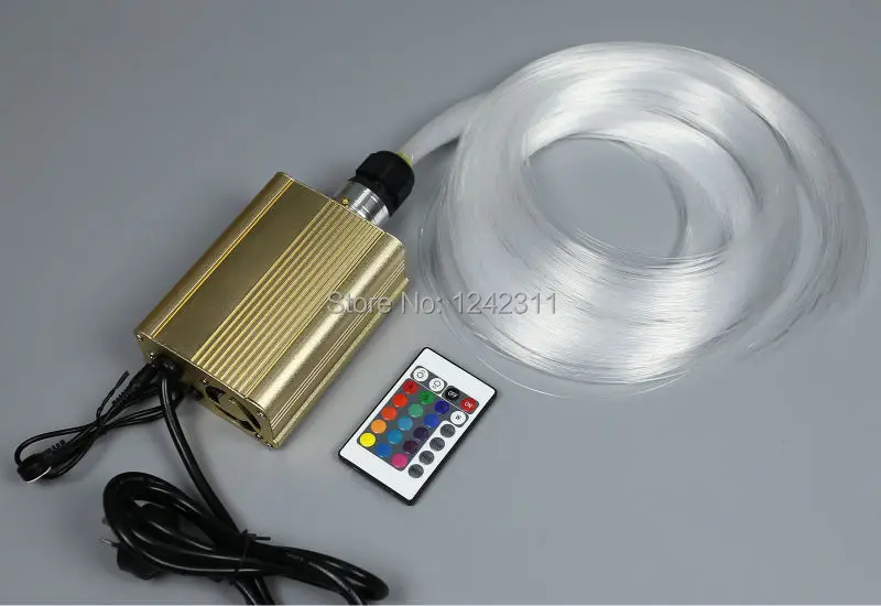 

Mini bedroom optic fiber light kit led light optical fiber light RGB classic color change star ceiling light 16W IR remote