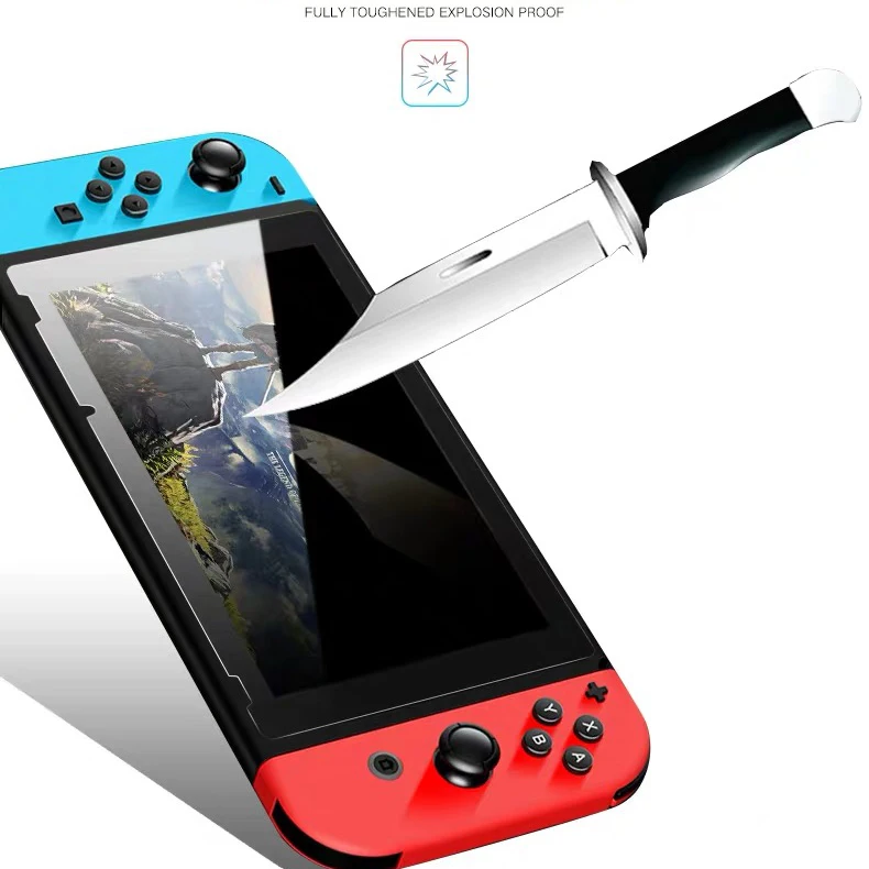 Закаленное стекло 9H Защита экрана для Switch nitendo swich фиолетовые аксессуары защиты