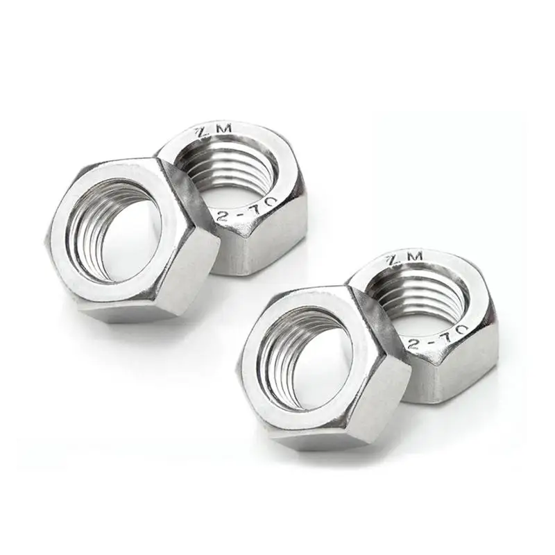 Шестигранная гайка из нержавеющей стали шестигранный угловой болт и с винтовой