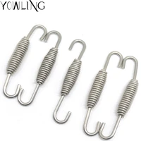 5pcslot tension spring with hook extension for tensile exhaust mid pipe muffler dirt bike enduro off road atv moto escape