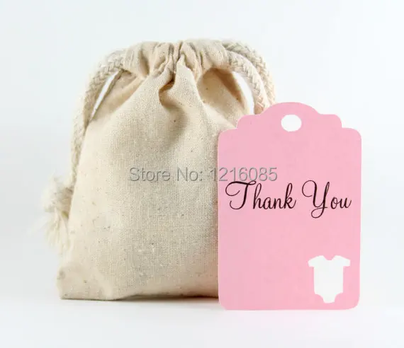 

Light Pink Baby Shower Tags Personalized Girls Shower Favors, Die Cut Baby Suit, Wish Tree, Gift Tags