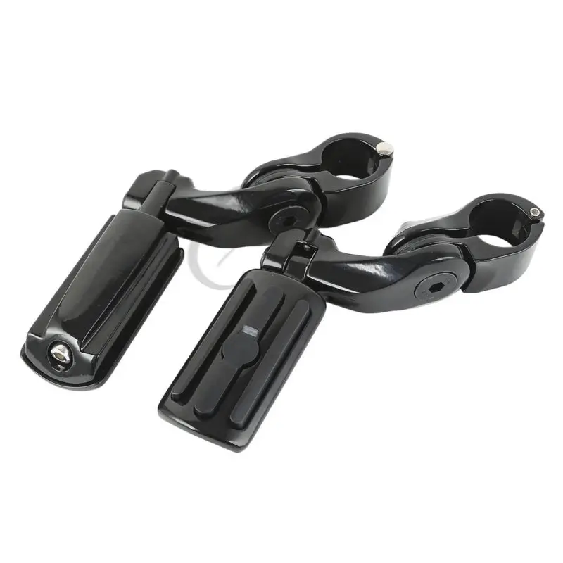 Мотоцикл 1,2" Регулируемый шоссе Подножки подножки педали для Harley Honda Touring Road King Softail Sportster Универсальный