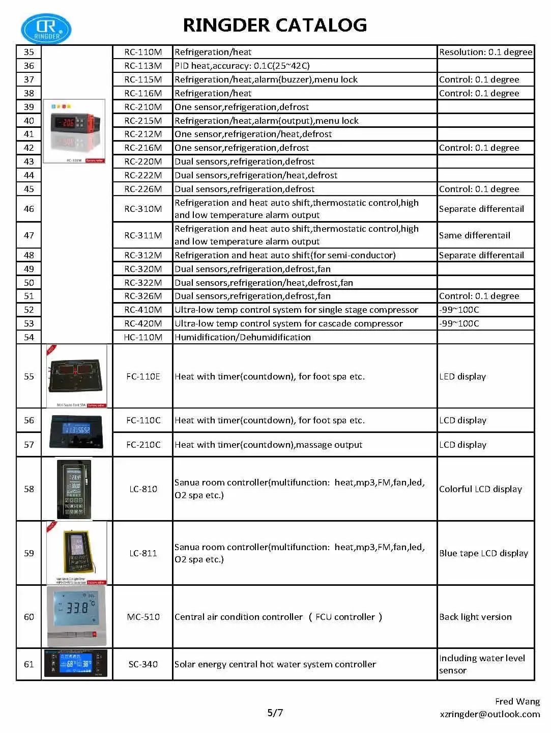 RINGDER RC-113M 220V50HZ 0.1C PID Тепловая зародыша инкубационный регулятор цифровой термостат регулятор температуры для инкубатора лаборатория