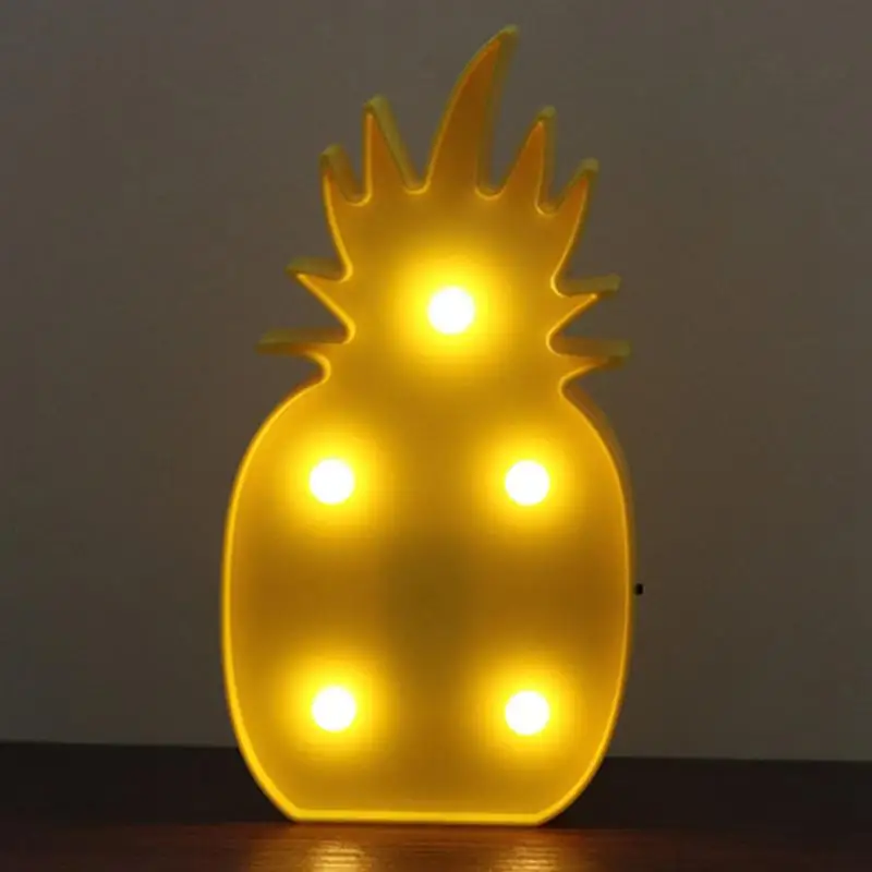 LED Night Light Romantic Battery Powered Table Lamp Marquee Nightlight Home Christmas Decorations | Лампы и освещение