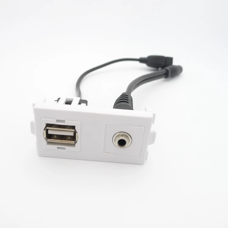 Соединитель USB и 3 5 stereo audio с коротким кабелем|3.5 connector|usb usbconnector 3.5 |