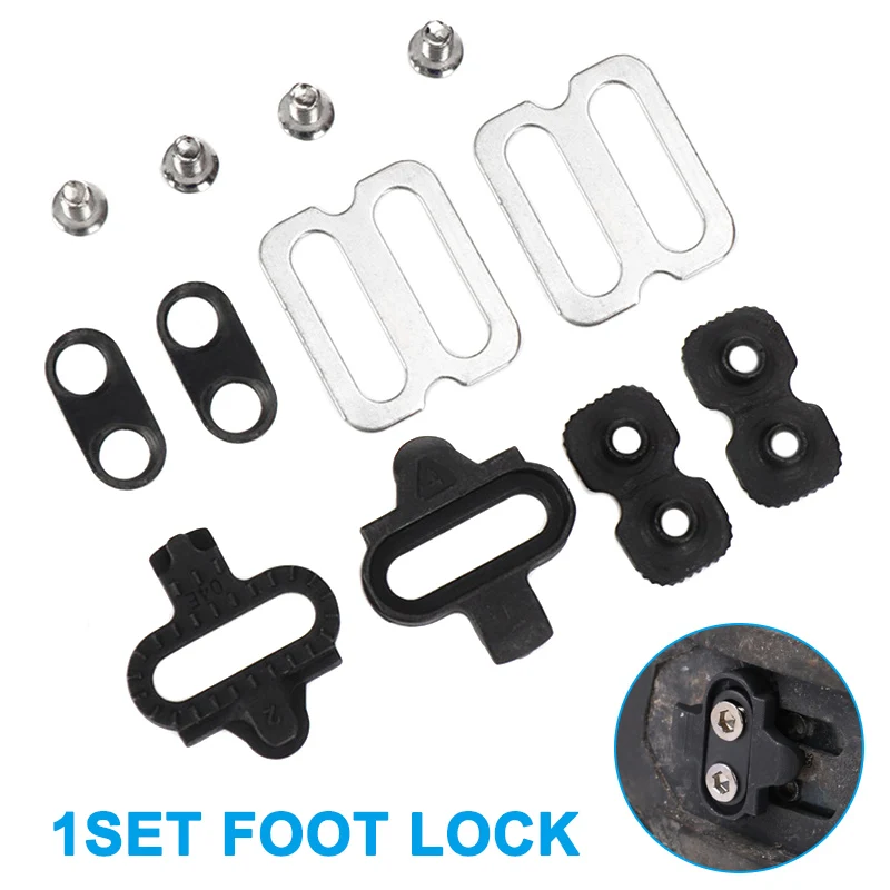 Новый горный велосипед SPD педали пластина клипса клип-в комплекте с аппаратными