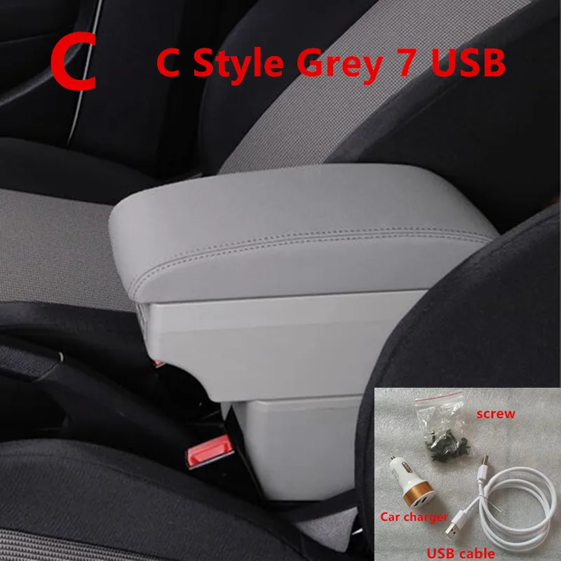 Для Clio 4 подлокотник коробка центральный магазин содержимое коробка с USB интерфейсом