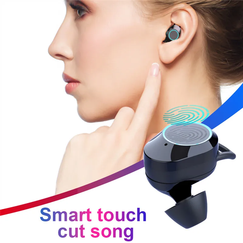G02 TWS беспроводные наушники Bluetooth 6D стерео IPX7 водонепроницаемые наушники 3300 мАч светодиодный дисплей умный мобильный внешний аккумулятор держатель для телефона