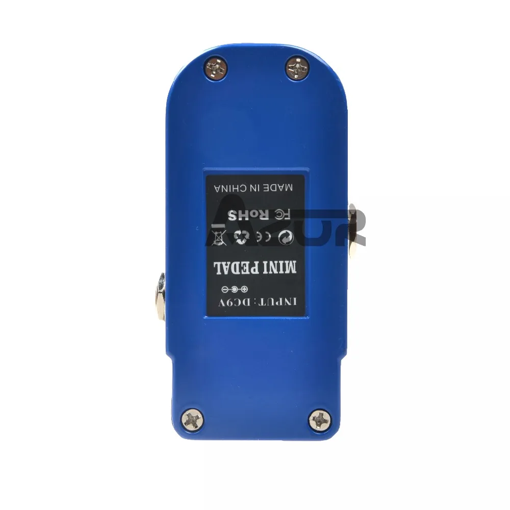 AZOR AP-306 гитарные педали с эффектом Delay Ture Bypass и 9 в 1A адаптер зарядного устройства и 8 головок соединительный кабель аксессуары для гитары