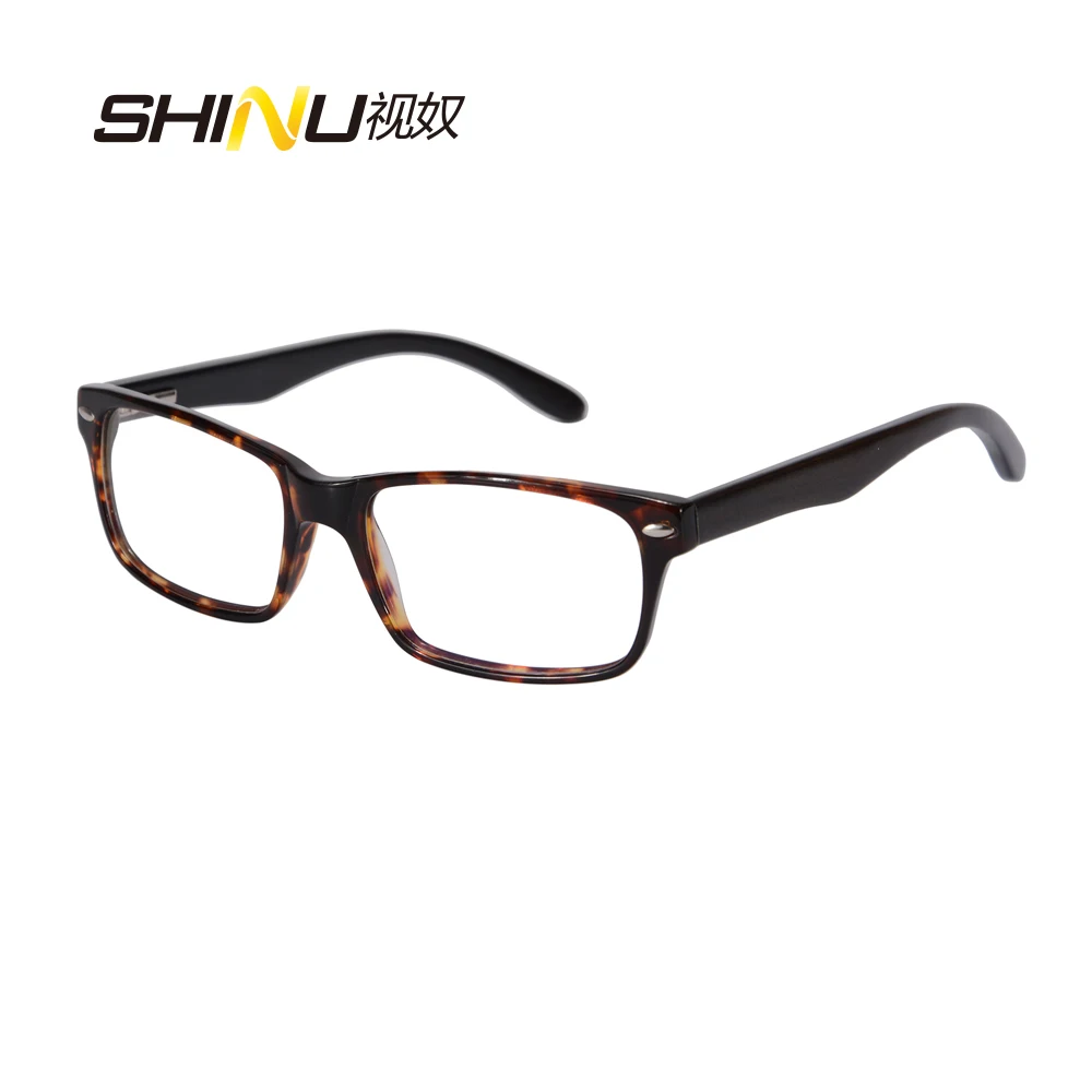 Полная оправа для очков женщин и мужчин деревянная квадратная оптических