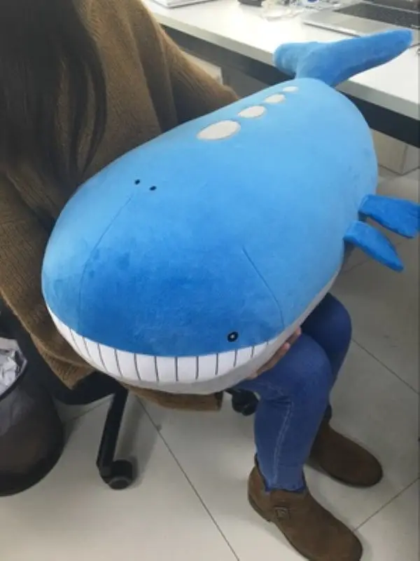 Новый Официальный Джамбо Wailord pokemon 24 дюйма плюшевая игрушка кукла большой