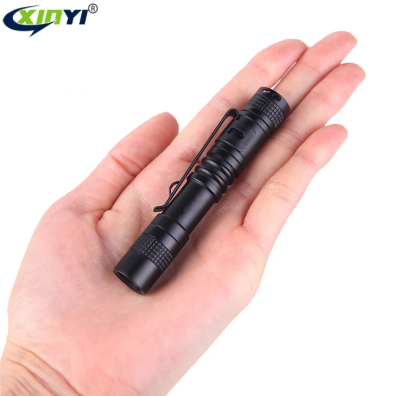 

Mini Portable Pocket Light CREE LED Flashlight For 1*AAA Battery, Aluminium Alloy LED Torch Penlight