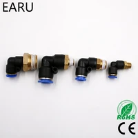 pl od 4 6 8 10 12mm 18 14 38 12 pneumatic male elbow connector tube air push in fitting plug socket