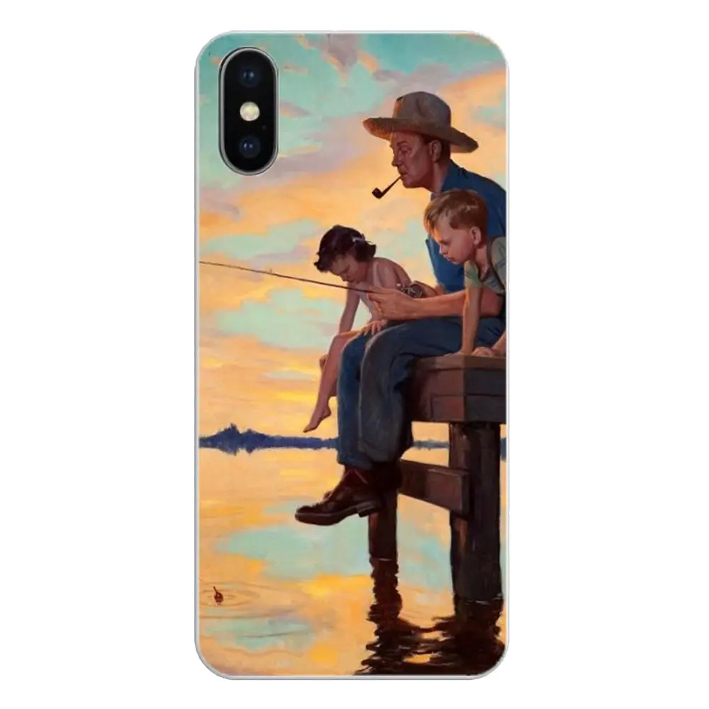 Hunting Fishing art fish For Huawei Honor 8 8C 8X 9 10 7A 7C Mate 20 Lite Pro P Smart Plus Silicone Phone Shell Cover |