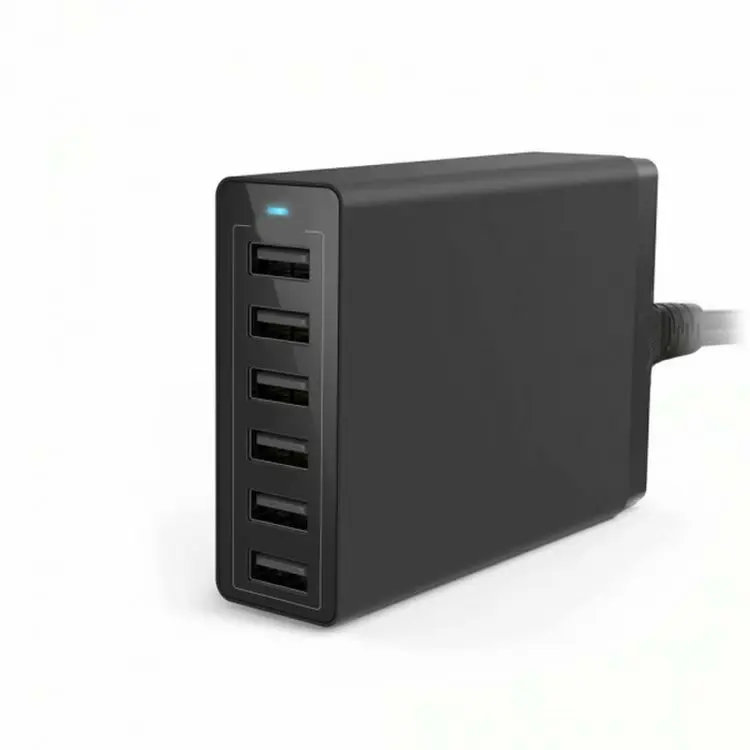 

Сетевое зарядное устройство с 6 USB-портами, 1,5 м, 50 Вт, 5 В, 10 А