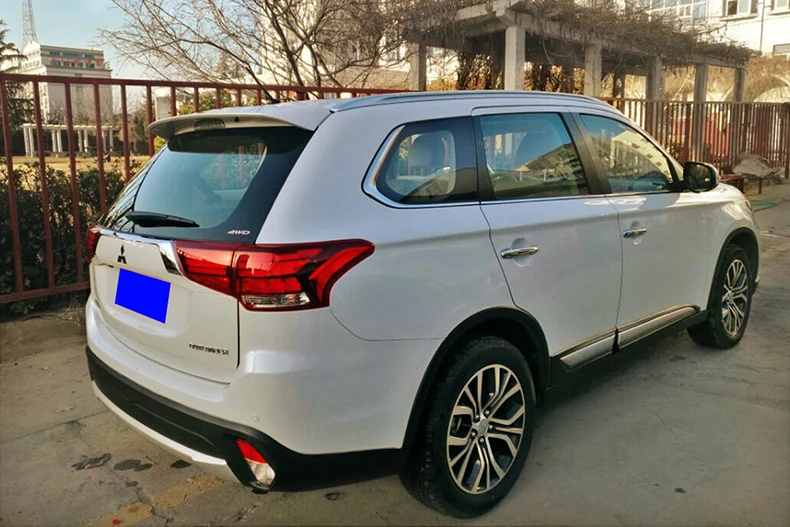 Для Mitsubishi Outlander 2019 2018 2017 2016 2015 2014 2013 белый красный задний багажник загрузки губ