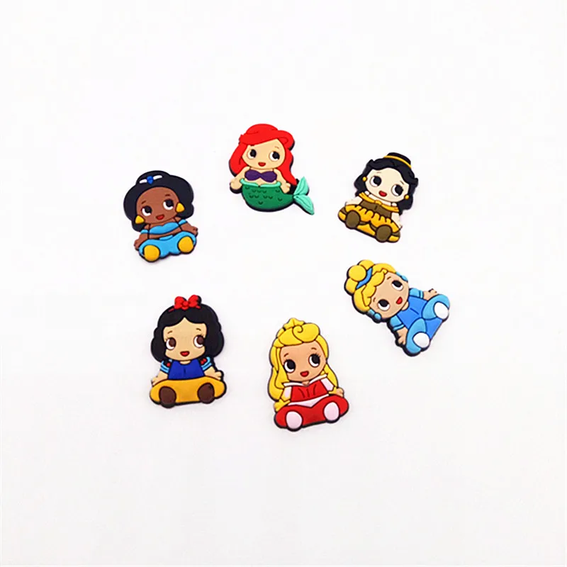 Новинка 6 шт. мультяшный значок русалки милые мягкие аксессуары принцессы для