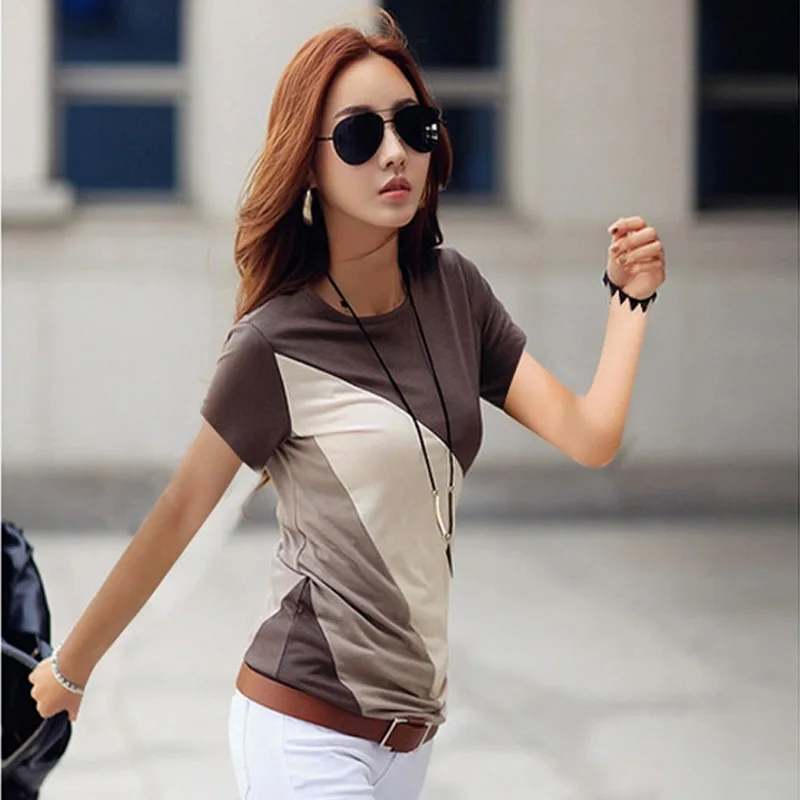 Футболка женская с коротким рукавом 2018 | Женская одежда