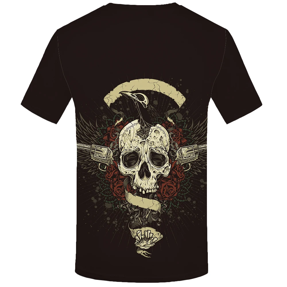 Мужская футболка KYKU с 3d принтом в виде волка и Луны|men tees|tees brands3d t shirt animals |
