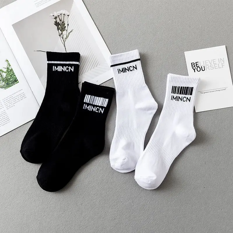 IMINCN 1 пара INS хлопковые брендовые новые качественные повседневные длинные