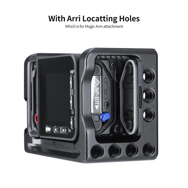 UURig клетка для камеры Sony RX0 II VlogMetal защитный держатель с холодным башмаком 1/4 3/8