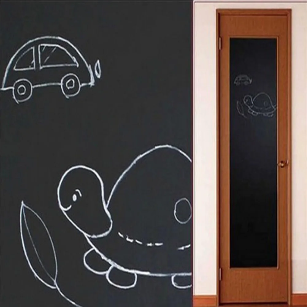 Настенная Наклейка для дома Decative Chalkboard sticker Съемная школьная доска настенная