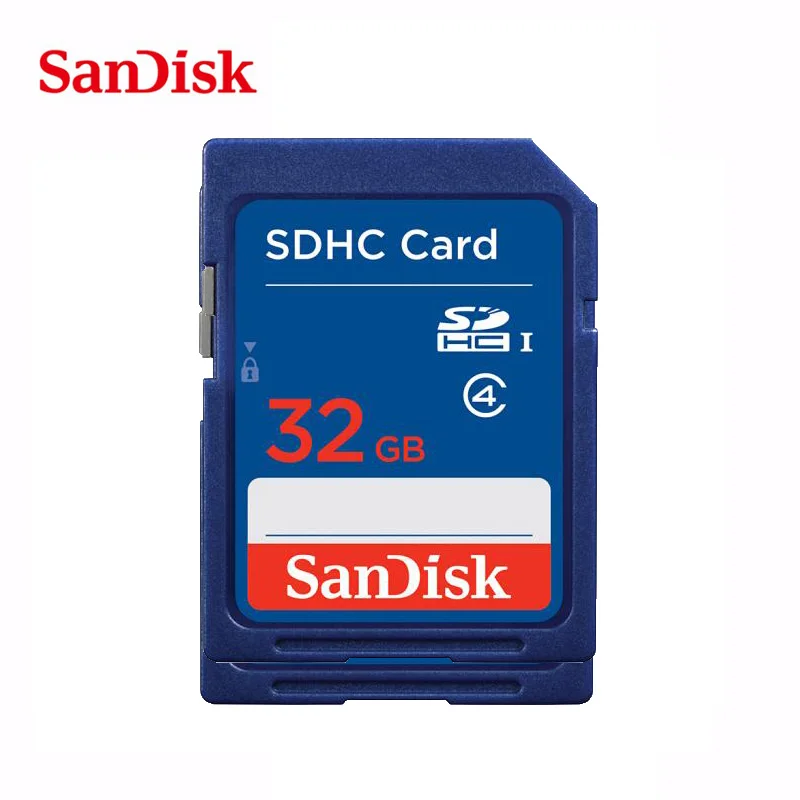Оригинальная карта памяти SanDisk SD 32 ГБ 16 8 4 Гб C4 SDHC класс камеры sd Pass официальная