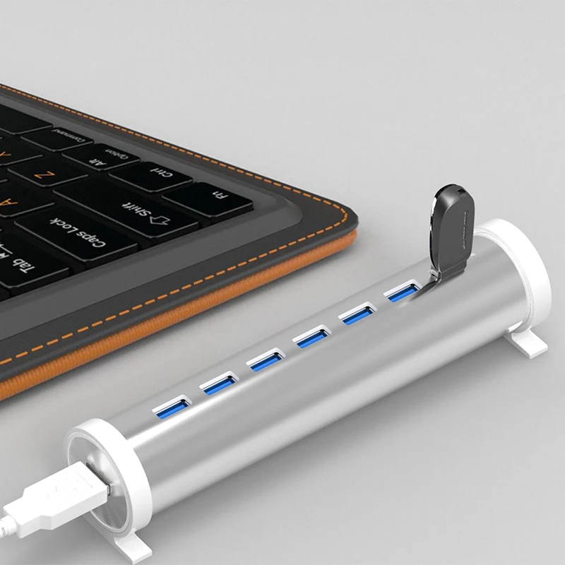 Высокоскоростной портативный алюминиевый usb хаб с 4 портами USB 3 0 разветвитель