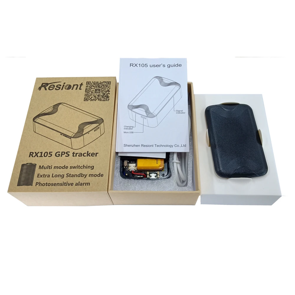 IP65 Водонепроницаемый мини RX105 Автомобильный GPS трекер с Android App терминал