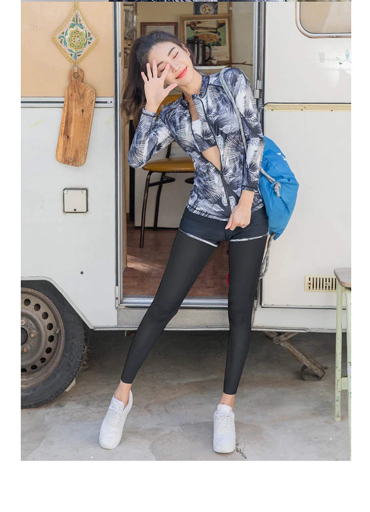 Женские летние купальники Rashguard с длинным рукавом и защитой от солнца, коллекция