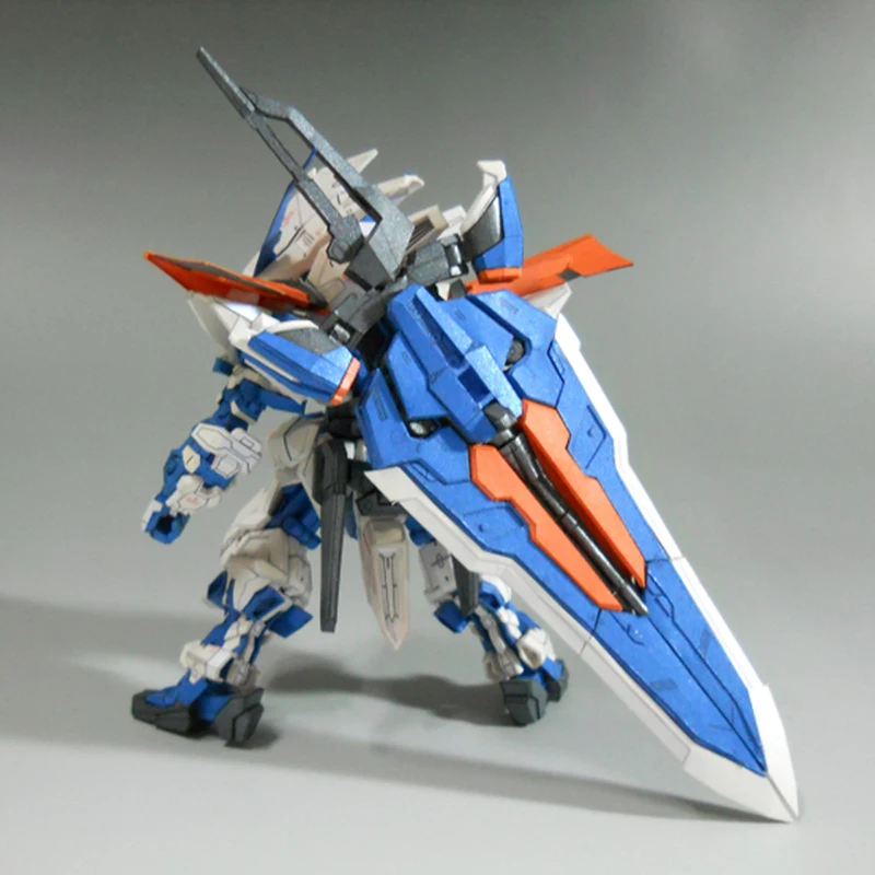 KPS оригинальная бумажная модель SD Blue Heresy GUNDAM DIY свободная линия без выреза фигурки