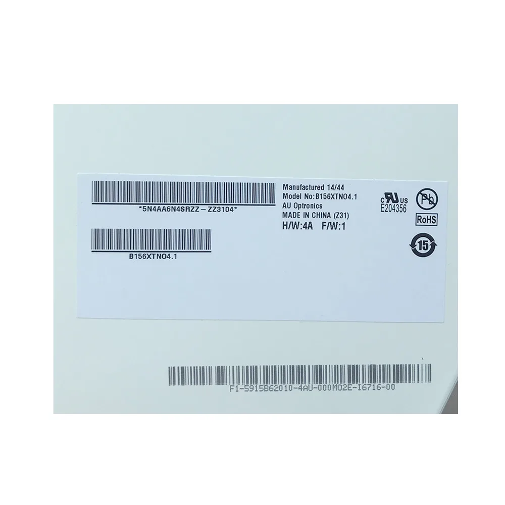 Матрица для ноутбука AU Optronics B156XTN04.1 15 6 дюйма Тонкий HD 1366X768 экран матовый ЖК
