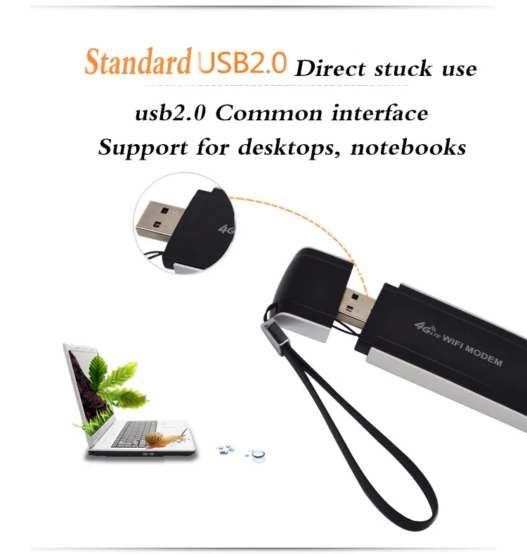 TIANJIE разблокированный 4G LTE USB WiFi роутер модем 3g/4G WiFi точка доступа 4G Автомобильный wifi модем сетевой адаптер с разъемом для sim-карты