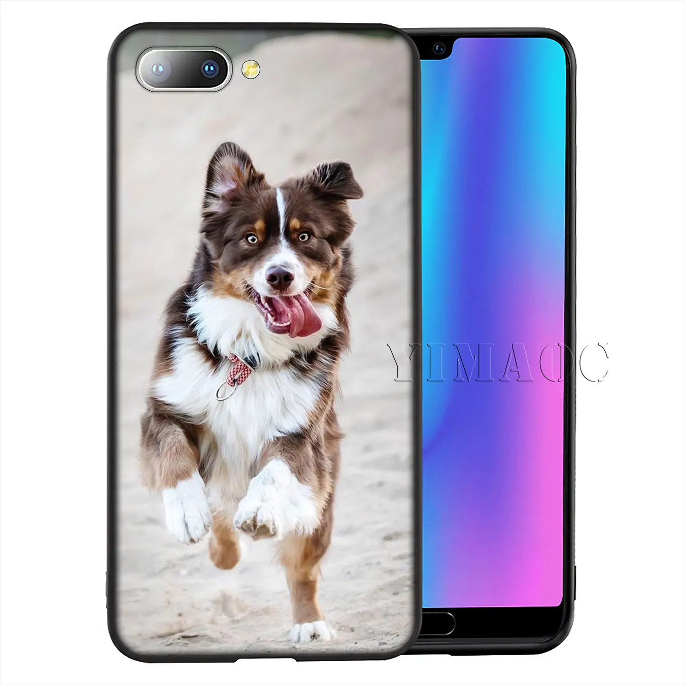 Мягкий силиконовый чехол YIMAOC Border Collie Dog Для Huawei P30 P20 Pro P10 P9 Lite Mini 2017 2016 черный P Smart Z