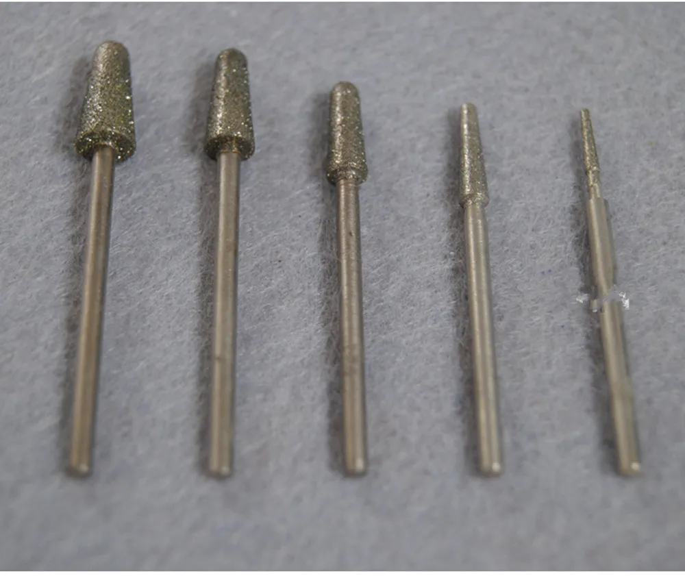 6 шт./лот оптическая ось круглый шлифовальный стержень 2 35 мм Алмазные Боры для