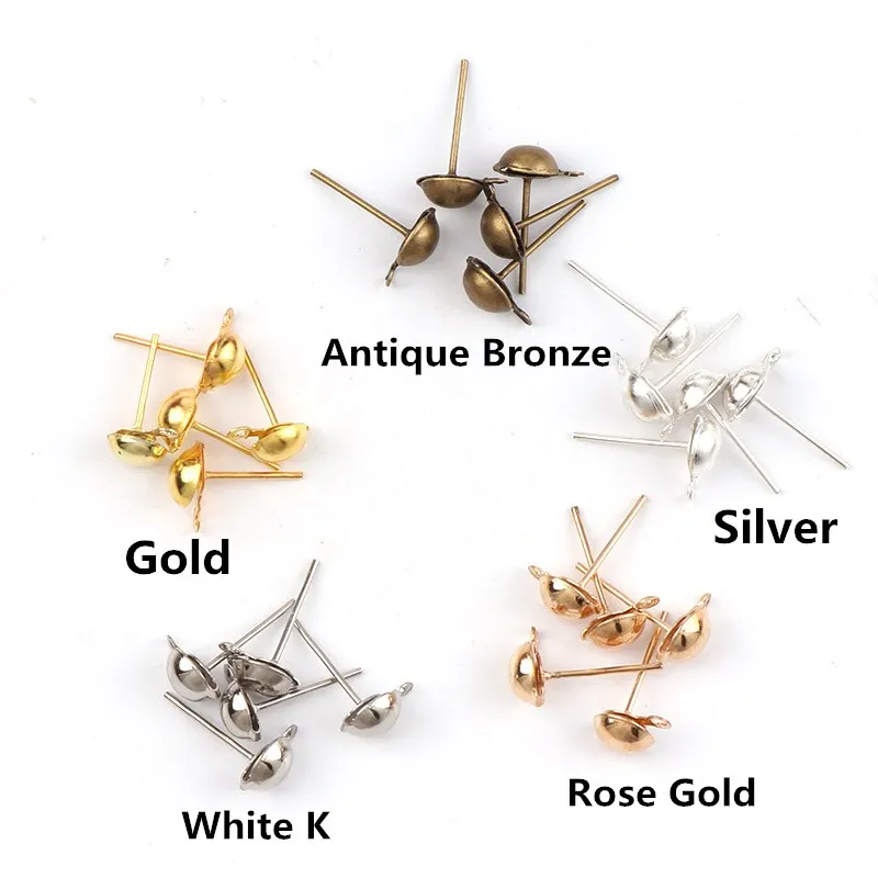 6x11 мм металлическая волновая доска посты серьги булавки иглы Earnuts амбушюры